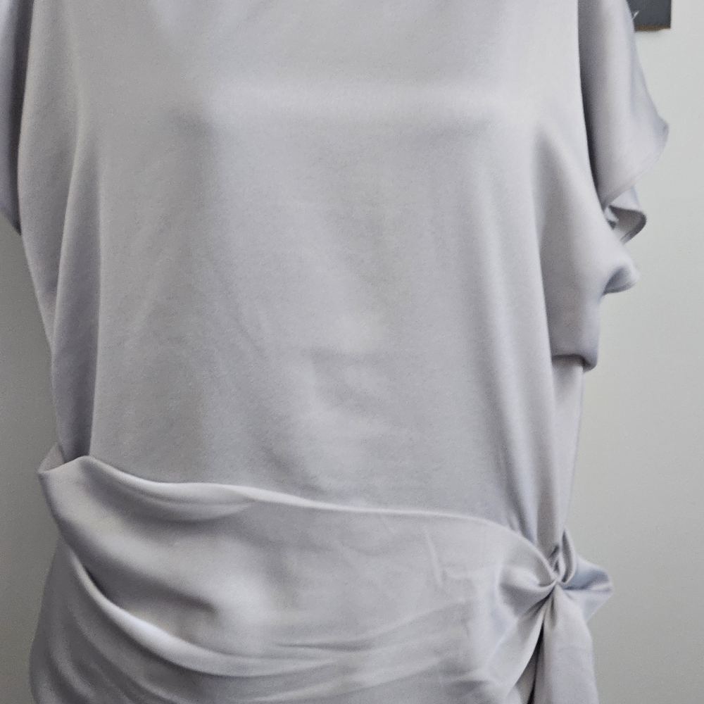 Eva Mendes for New York & Company Gray Blouse